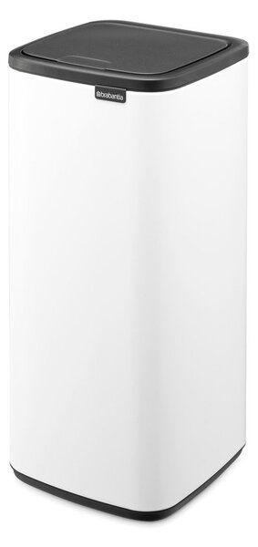 Fehér acél érintésre nyíló szemetes 30 l Bo Touch – Brabantia
