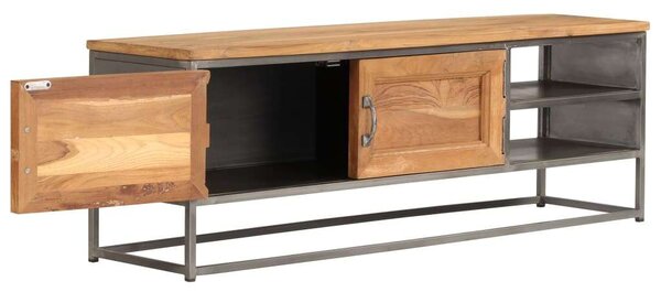 VidaXL Teakfa TV-szekrény - Ipari Stílus - 120cm