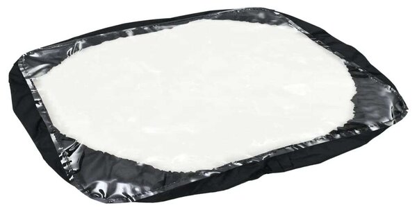 VidaXL vontatható sószóró kocsi PVC/acél 125 x 74 x 79 cm 45 literes
