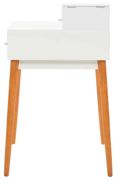 VidaXL Sminkasztal Tükörrel - Fehér - 60x50x86 cm