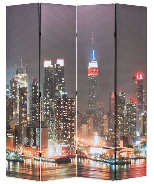 VidaXL éjszakai New York mintás paraván 160 x 170 cm