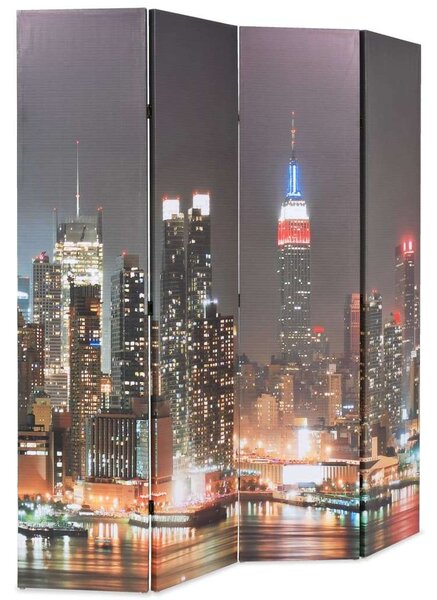 VidaXL éjszakai New York mintás paraván 160 x 170 cm