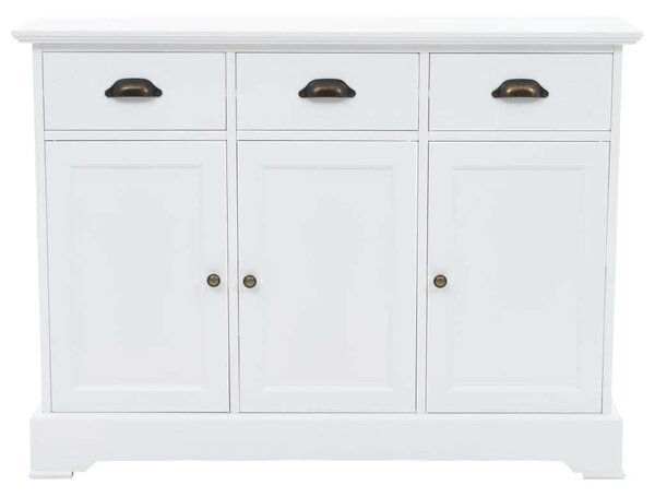 Tálaló - Fehér - 3 Ajtó - 105x35x77,5cm
