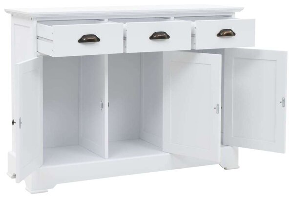 Tálaló - Fehér - 3 Ajtó - 105x35x77,5cm