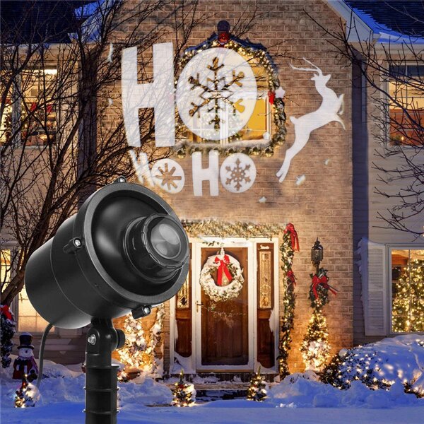 Bel/kültéri 3D effektes karácsonyi LED projector – Hohoho