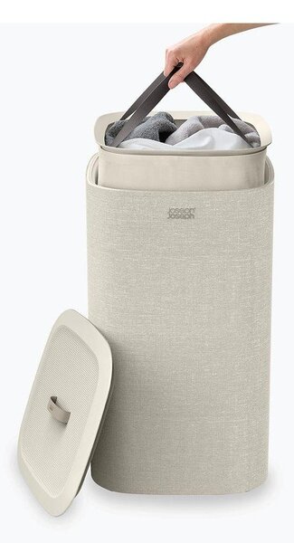 Bézs textil szennyeskosár 60 l Tota One – Joseph Joseph