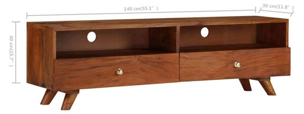 VidaXL Fa TV-szekrény - Retró - 140cm