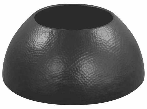VidaXL fekete kalapált alumínium dohányzóasztal 70 x 30 cm