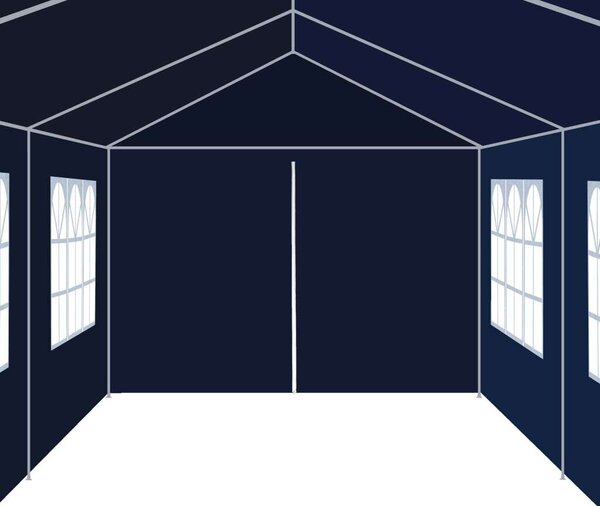 VidaXL Kerti Pavilon - 12x3m - Kék