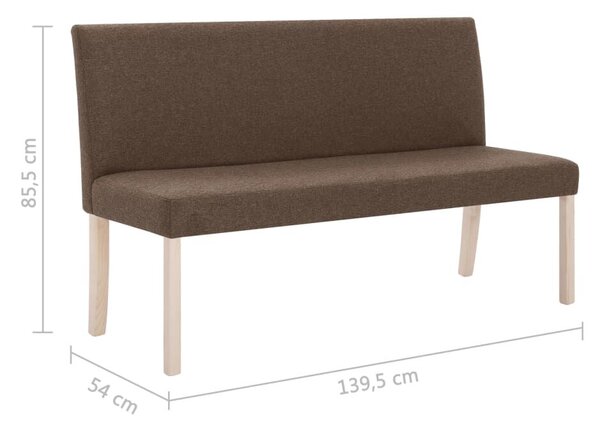 VidaXL Barna Poliészter Pad - 139,5 cm