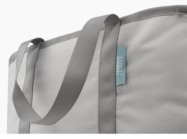 Szürke textil összecsukható szennyeskosár 35 l Duo – Joseph Joseph