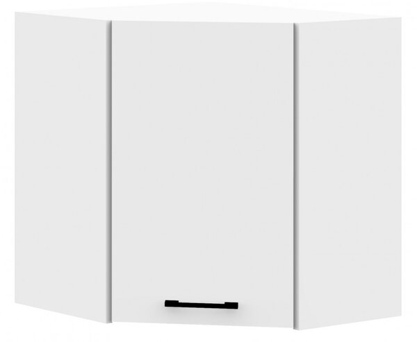 Konyhabútor felső sarokszekrény - 60/60 cm - fehér
