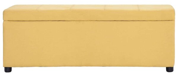Tárolós Pad - Sárga Poliészter - 116 cm