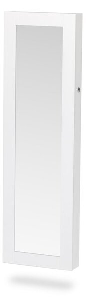 Bien fehér ajtóra helyezhető ékszertartó, tükörrel - Bonami Essentials