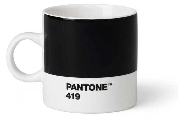 Fekete kerámia eszpresszó bögre 120 ml Espresso Black 419 – Pantone