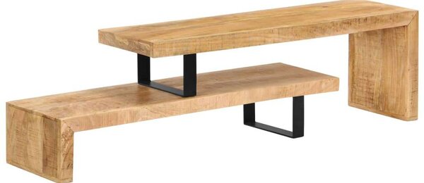 VidaXL Mangófa TV-állvány - 115cm