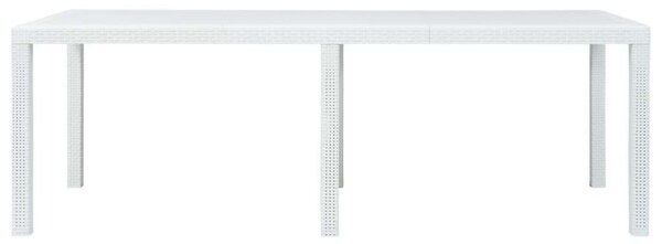 VidaXL Kerti Asztal - Műanyag Rattan - 220x90x72 cm