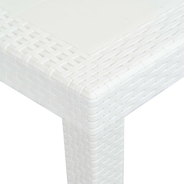 VidaXL Kerti Asztal - Műanyag Rattan - 150x90x72 cm