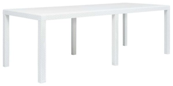 VidaXL Kerti Asztal - Műanyag Rattan - 220x90x72 cm
