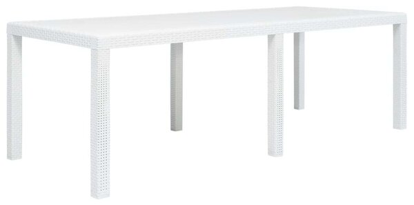 VidaXL Kerti Asztal - Műanyag Rattan - 220x90x72 cm