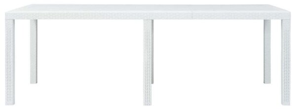 VidaXL Kerti Asztal - Műanyag Rattan - 220x90x72 cm
