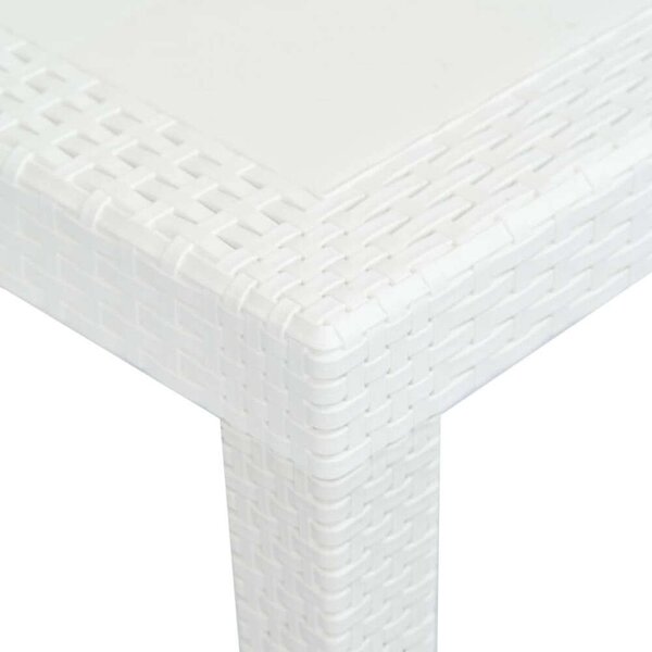 VidaXL Kerti Asztal - Műanyag Rattan - 220x90x72 cm