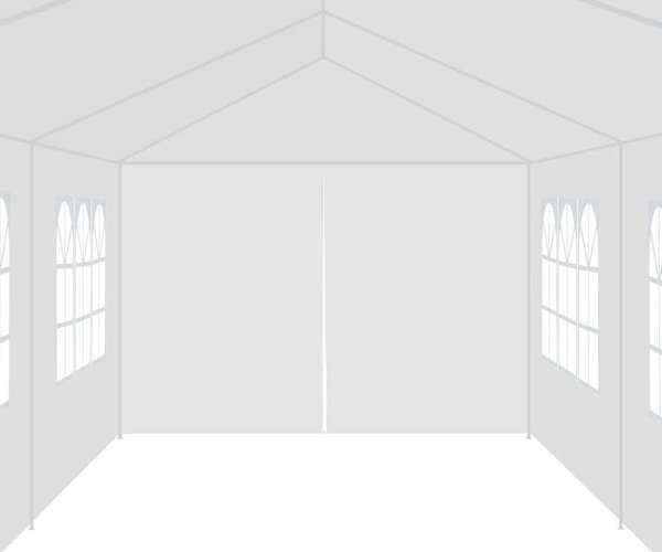 VidaXL Kerti Pavilon - Fehér - 12x3m