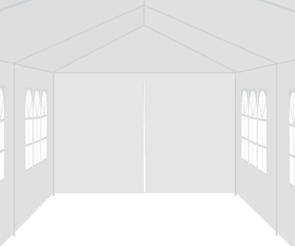 VidaXL Kerti Pavilon - Fehér - 12x3m