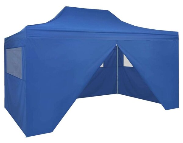 VidaXL Összecsukható Sátor - 3x4,5m - Kék