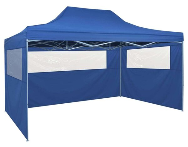 VidaXL Összecsukható Sátor - 3x4,5m - Kék