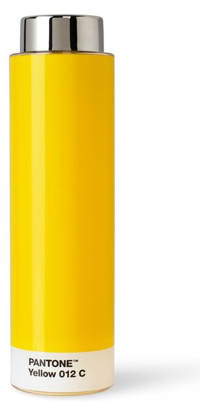 Sárga rozsdamentes acél ivópalack 500 ml Yellow 012 – Pantone