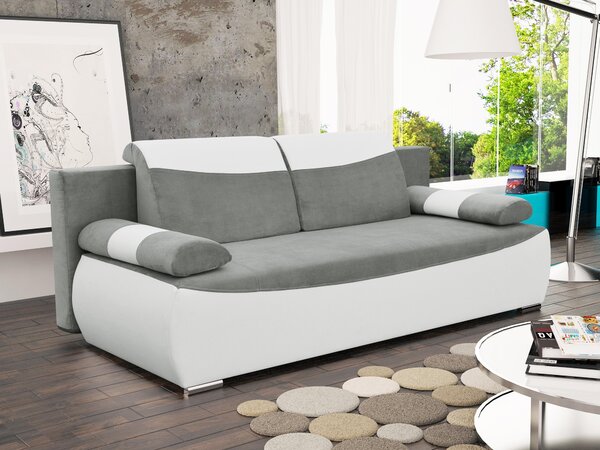 Háromszemélyes kanapé Drogo (szürke + fehér). 607240