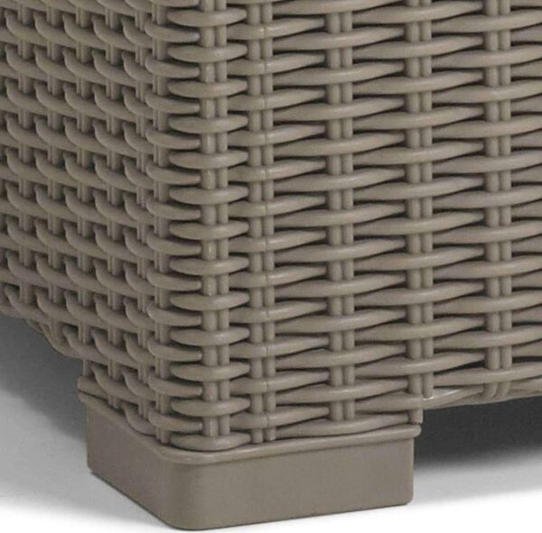 Keter California Kültéri Asztal - Műrattan - Cappuccino - 68x68 cm