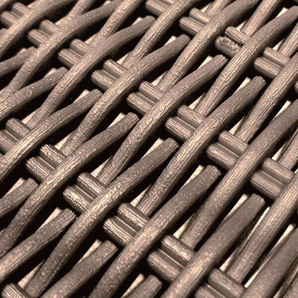 Keter California Kültéri Asztal - Műrattan - Cappuccino - 68x68 cm