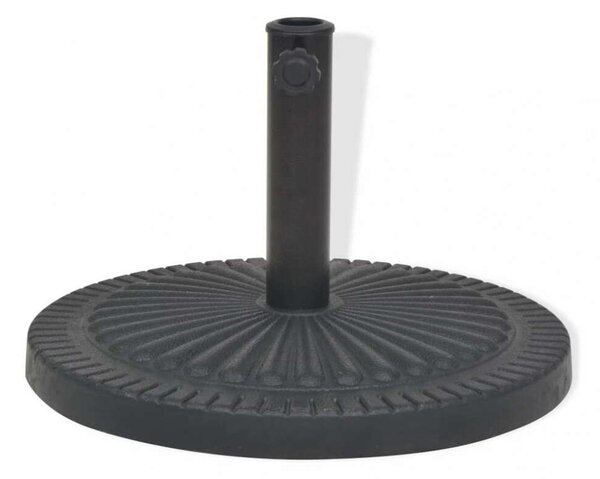 VidaXL Napernyőtalp - Gyanta - 29 kg - Fekete