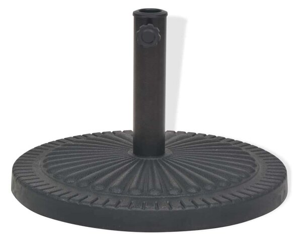 VidaXL Napernyőtalp - Gyanta - 29 kg - Fekete