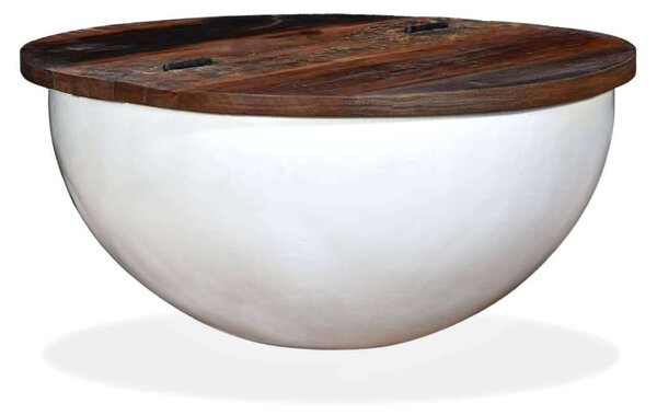 VidaXL Dohányzóasztal - Tál alakú - 60cm