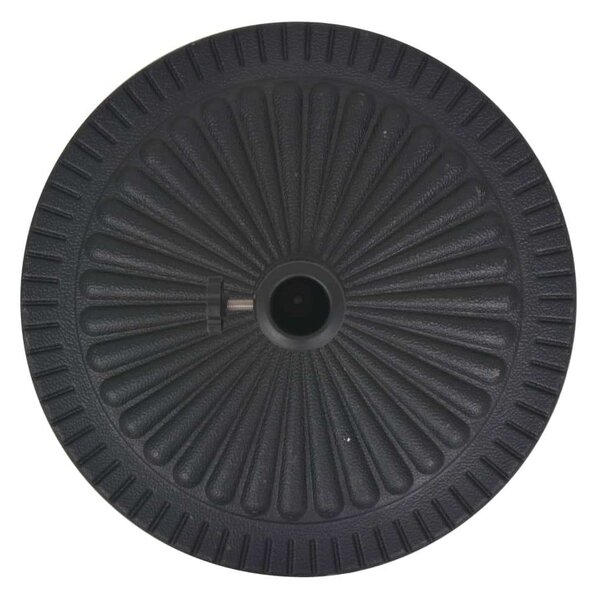 VidaXL Napernyőtalp - Gyanta - 29 kg - Fekete