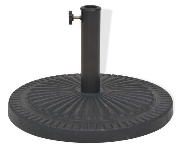 VidaXL Napernyőtalp - Gyanta - 29 kg - Fekete