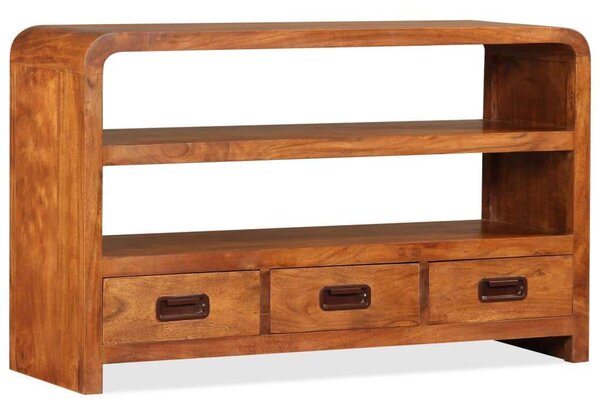VidaXL tömör akácfa TV-szekrény 90 x 30 x 55 cm