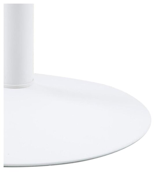 Ibiza fehér kerek étkezőasztal, ⌀ 110 cm - Actona