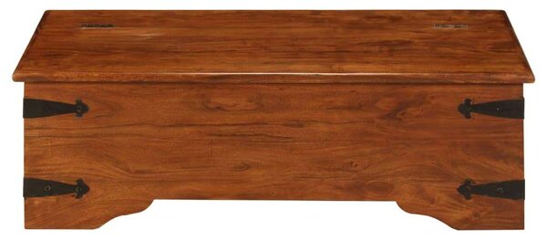 VidaXL Akácfa Dohányzóasztal Tárolóval - 110x55x35 cm