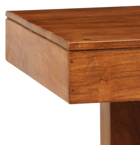VidaXL Dohányzóasztal tömör akácfa mézszínű felülettel 100x50x30cm