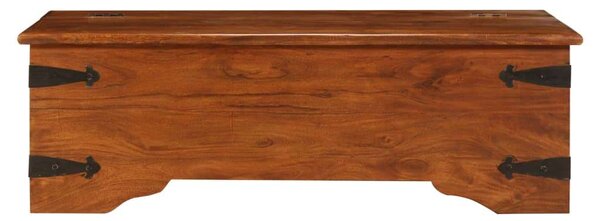 VidaXL Akácfa Dohányzóasztal Tárolóval - 110x55x35 cm