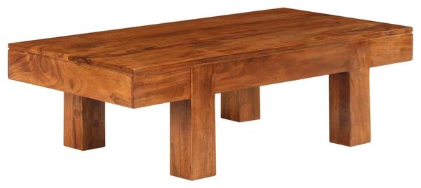 VidaXL Dohányzóasztal tömör akácfa mézszínű felülettel 100x50x30cm
