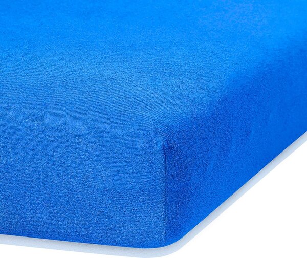 Ruby kék gumis lepedő, 200 x 80-90 cm - AmeliaHome