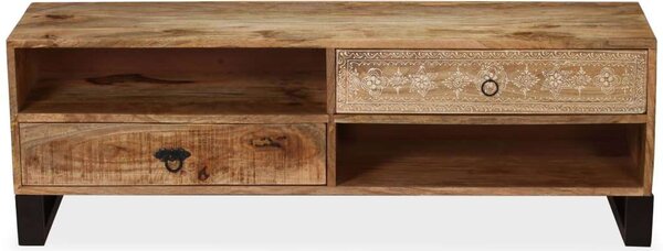 VidaXL tömör mangófa TV-szekrény 120 x 30 x 40 cm
