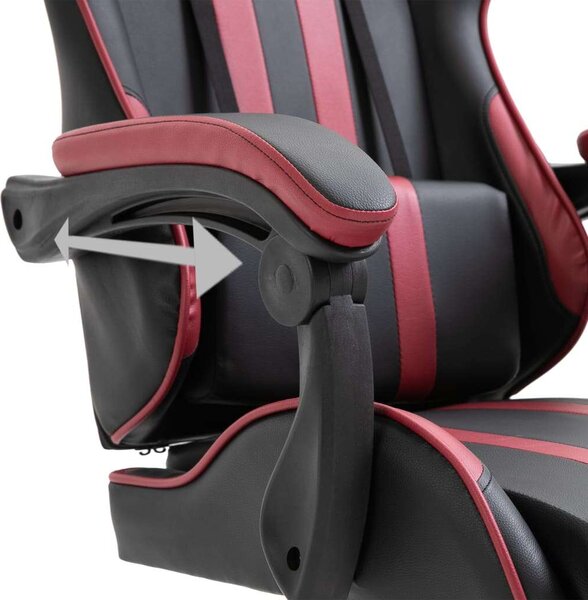 VidaXL Xtreme Gamer Szék - Fekete-Bordó