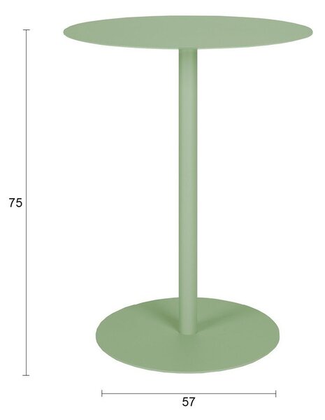 Acél kerek bárasztal ø 57 cm Snow – Zuiver