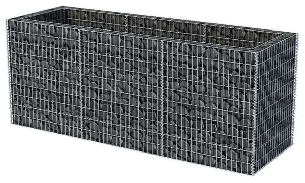 VidaXL Gabion Magaságyás - Acél - 270x90x100 cm